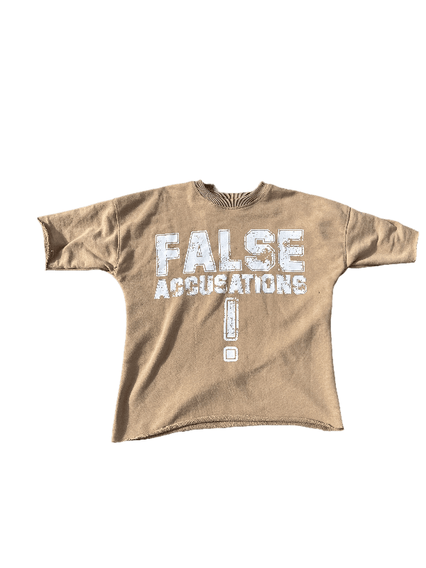 “FALSE ACCUSATIONS” OVERSIZED TEE
